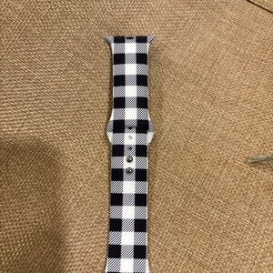 Apple Watch Band 44mm Bull Plaid Silicone